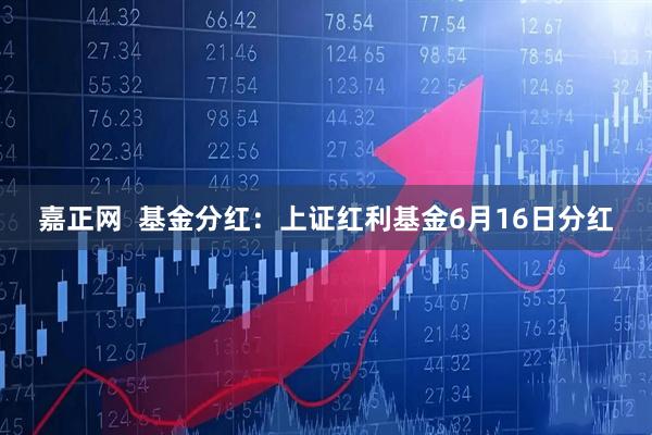 嘉正网  基金分红：上证红利基金6月16日分红