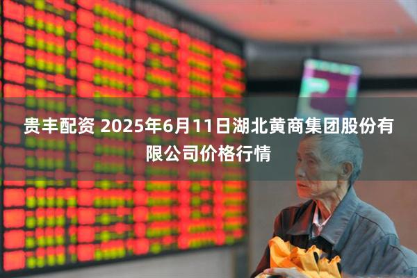 贵丰配资 2025年6月11日湖北黄商集团股份有限公司价格行情
