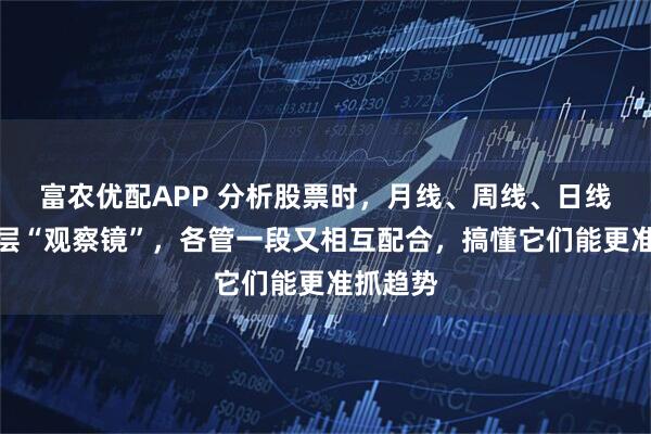 富农优配APP 分析股票时，月线、周线、日线就像三层“观察镜”，各管一段又相互配合，搞懂它们能更准抓趋势